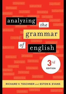 Produktbild von Die Analyse der englischen Grammatik
