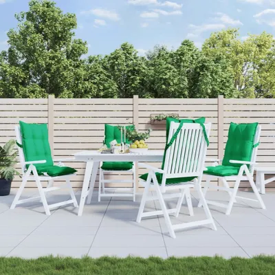 Produktbild von Möbel Hochlehner-Auflagen 4 Stk. Grün Oxford-Gewebe - Gartenmöbelauflagen 377618