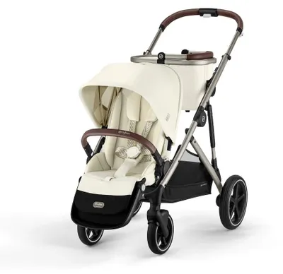 Produktbild von CYBEX Gazelle S, Betthimmel, Traditioneller Kinderwagen, Unisex, Faltbar, Beige, Graubraun