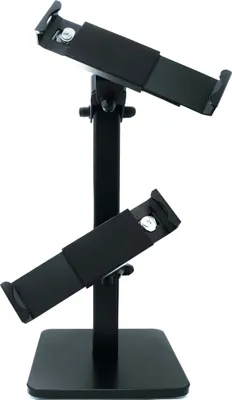 Produktbild von SYSTEM-S Tischständer Dual 360° drehbar 180° neigbar Halterung abschließbar für Tablets von 8.0" bis 11.0"