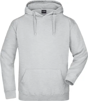 Produktbild von Hooded Sweat Klassisches Kapuzensweat grey-heather, Gr. L