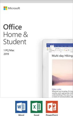 Produktbild von Microsoft Office Home and Student 2019 - Box-Pack