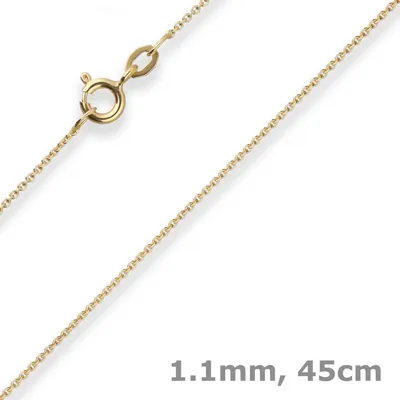 1-1mm-Rund-Ankerkette-aus-375-Gelbgold-45cm