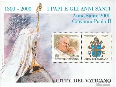 Produktbild von Briefmarken Vatikanstadt 2000 Mi Block21 (kompl.Ausg.) postfrisch Papst Johannes Paul II.