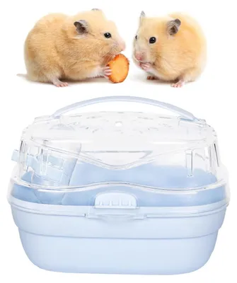 Image de Cage de transport pour hamster, idéale pour les voyages avec de petits animaux