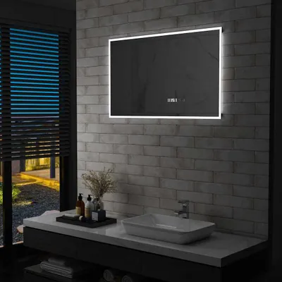 Immagine prodotto di Vidaxl Specchio da bagno a LED con sensore di umidità e Zeitanzeige 100x60 cm