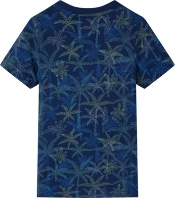 Image de vidaXL T-shirt enfant bleu marine 104