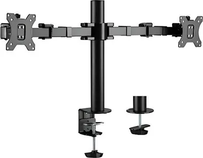 Produktbild von Dual-Monitorhalterung, bis 32 Zoll, Doppelarm, Neigefunktion HDWR SolidHand-AM02