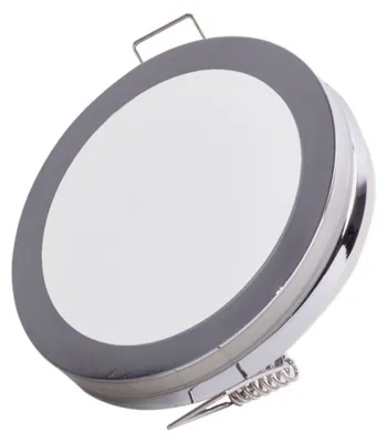Produktbild von LED Einbaustrahler, rund, chrom, 8,5 cm