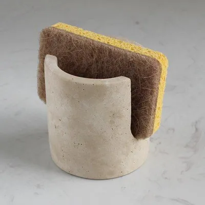 Productafbeelding van Natuurlijke Travertine Sponshouder voor Keuken