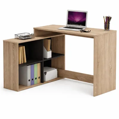 Produktbild von Computertisch Schreibtisch Eckschreibtisch Bürotisch PC Tisch Sonoma Eiche
