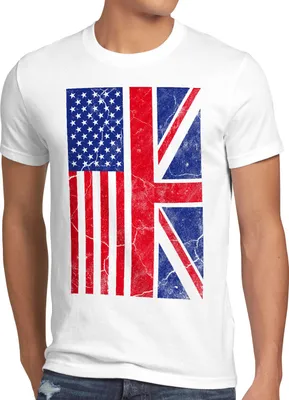 Produktbild von style3 USA Amerika Jack Union Herren T-Shirt Flagge Flag