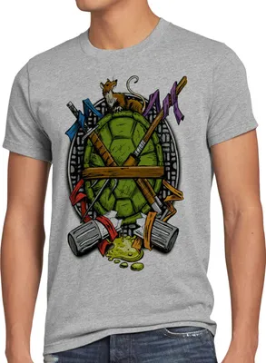 Produktbild von style3 Hero Turtle T-Shirt Herren turtles schildkröte comic