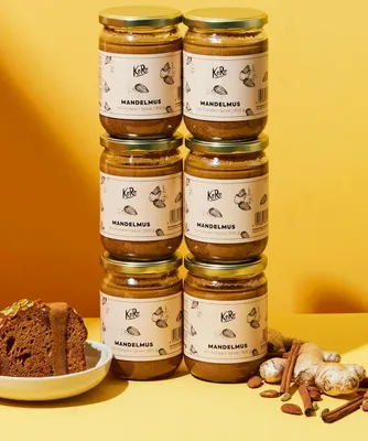 Produktbild von KoRo I Mandelmus mit Pumpkin Spice 6 x 500 g