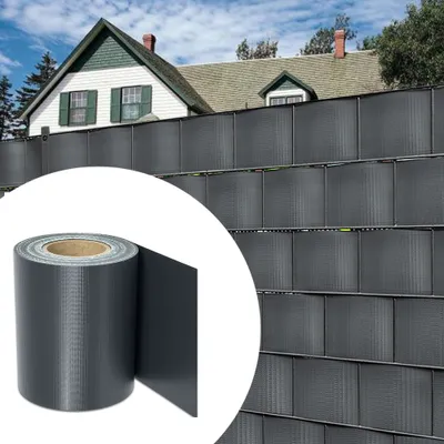 Produktbild von wolketon 35mx19cm Sichtschutzstreifen Balkonsichtschutz Stabmattenzaun Streifen PVC verschiedene Modelle für den Gartenzaun oder Balkon