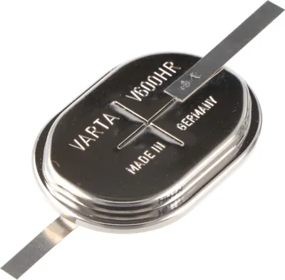 Produktbild von Varta V600HR NiMH Akku aufladbare NiMH Knopfzelle mit Lötfahne Z