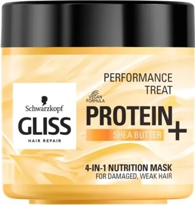 Produktbild von Tiefenwirksame Haarmaske mit Shea-Butter für geschädigtes Haar, 400ml