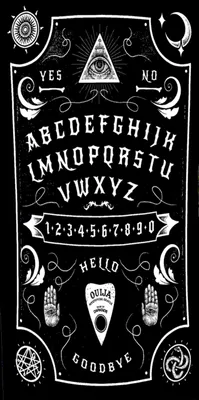 Obrázek produktu pro Plážová osuška Ouija vyrobená z rychleschnoucí mikrovlákno
