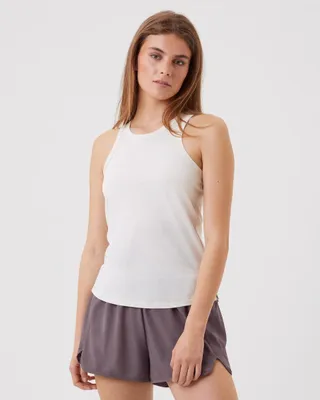 Produktbild von Björn Borg - Damen - Borg Racerback Tanktop - Weiß - Gr. L