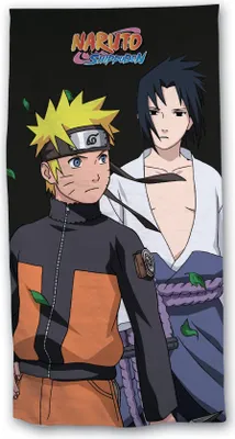 Zdjęcie produktu dla Ręcznik plażowy Naruto 70x140 cm, 100% poliester na idealny dzień na plaży