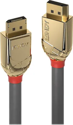 Produktbild von LINDY DisplayPort Kabel Gold Line 8K60Hz 1m
