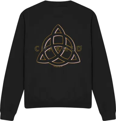 Imagen del producto de Charmed - Sudadera uni "Triple Linked" para hombre/mujer, modelo TV11243 (Talla S) (Negra)