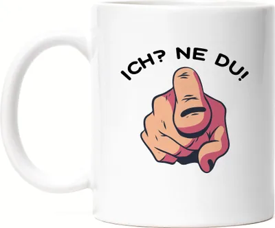 Produktbild von Ich? Ne Du! Tasse Büro-Tasse Kollegen Chef Geschenkidee für Kollege Kollegin