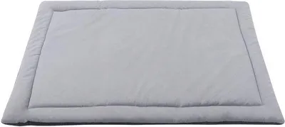 Image de Lit pour chien moelleux, antidérapant, lavable, gris, 74 x 53 cm