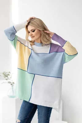 Produktbild von PeeKaBoo Lange Pullover Duablelom Blau Universal
