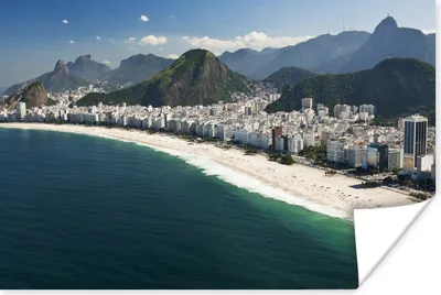 Produktbild von MuchoWow® Poster Brasilien - Strand - Rio de Janeiro 30x20 cm - Plakate - Print