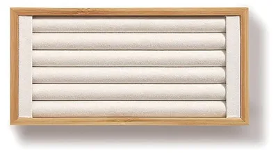 Immagine prodotto di Portanelli in Bambù - Organizer per Gioielli - Beige