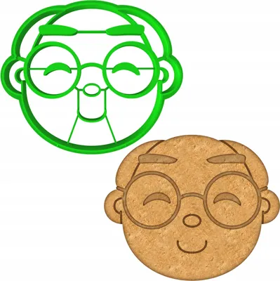 Produktbild von Cookie Monster Ausstecher Dziadek für Plätzchen & Kekse