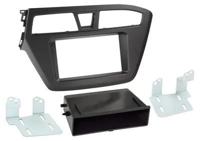 Imagen del producto de Adaptador de panel frontal de 2 DIN para Hyundai i20 (modelo a partir de 2014), color