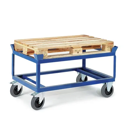 Produktbild von Rollcart Palettenwagen 10-4030 blau 128,0 x 88,0 x 65,0 cm