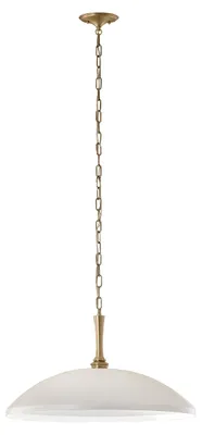 Produktbild von Elstead Delarosa Pendelleuchte E27  Weiß und Champagnerbronze Weiß