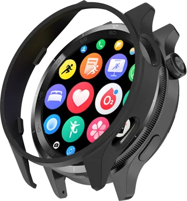 Produktbild von Für Xiaomi Watch S4 / Watch S4 eSIM Kunststoff Schutz Gehäuse Hülle Schwarz