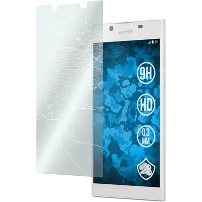 Produktbild von 2er-Pack PhoneNatic Glas-Folie klar  kompatibel mit Sony Xperia L1 - Panzerglas für Xperia L1