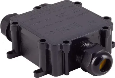 Produktbild von S/CONN maximum connectivity Netzwerk-Outdoor Kabelverbinder Box, IP68, groß, 1x2 (08-01052)