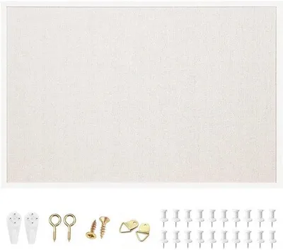 Produktbild von Famanu Pinnwand 61 x 91 cm - Weißes Eichenrahmen