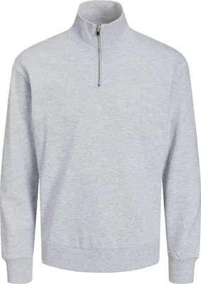 Zdjęcie produktu dla Jack & Jones Bradley sweter z zamkiem błyskawicznym szary M Mężczyźni szary M