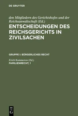 Produktbild von Familienrecht, 1