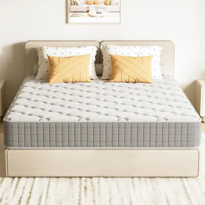 Image de DEWINNER Matelas 140x200 - Épaisseur 22 cm et Mousse A Mémoire Matelas - Fermeté Moyenne - Soutien Parfait - Respirant - Réversible à Deux Faces