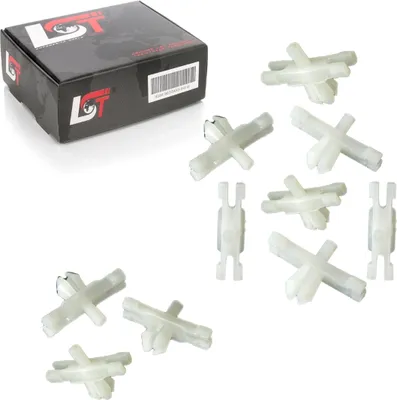 Produktbild von 10x Zierleisten an Scheinwerfer vorne Dachleisten Clips für VOLVO 240 260