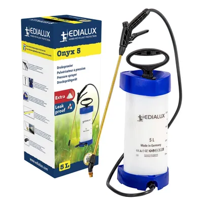 Image de Edialux 5L pulvérisateur à pression pour le jardin et l'entretien du gazon, pulvérisateur à dos polyvalent de 5L pour les herbicides,