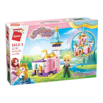 Produktbild von QMAN Princess Bausteine 116 Teile Schloss Prinzessin
