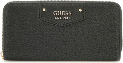 Image de GUESS Porte-monnaie femme Eco Brenton Black : noir-00 Assortiment de couleurs : noir-00
