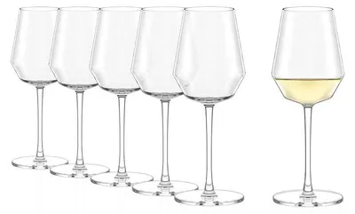 Produktbild von Stölzle Lausitz Celestia Weißweingläser Facettendesign 410 ml, 6er-Set
