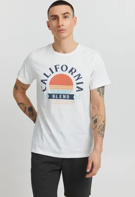 Produktbild von BLEND BHOrtwin - 20714919ME Herren T-Shirt Longshirt Basic