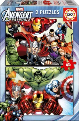 Zdjęcie produktu dla Zestaw puzzli Marvel Avengers 48 elementów dla dzieci