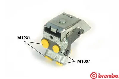 Produktbild von BREMBO Bremskraftregler R 61 001 passend für PEUGEOT 806 MPV Gusseisen